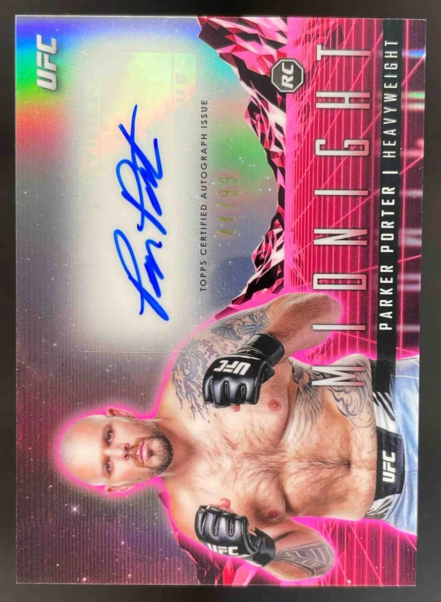 2024 Topps Midnight UFC Horizon Twilight #HS-PPR Parker Porter Auto /99