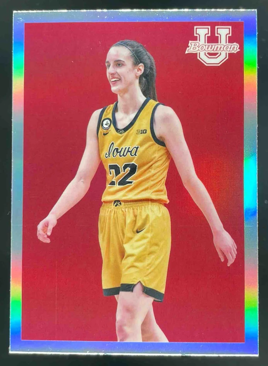 2022-23 Bowman Chrome University 2009 Bowman #09B-30 Caitlin Clark