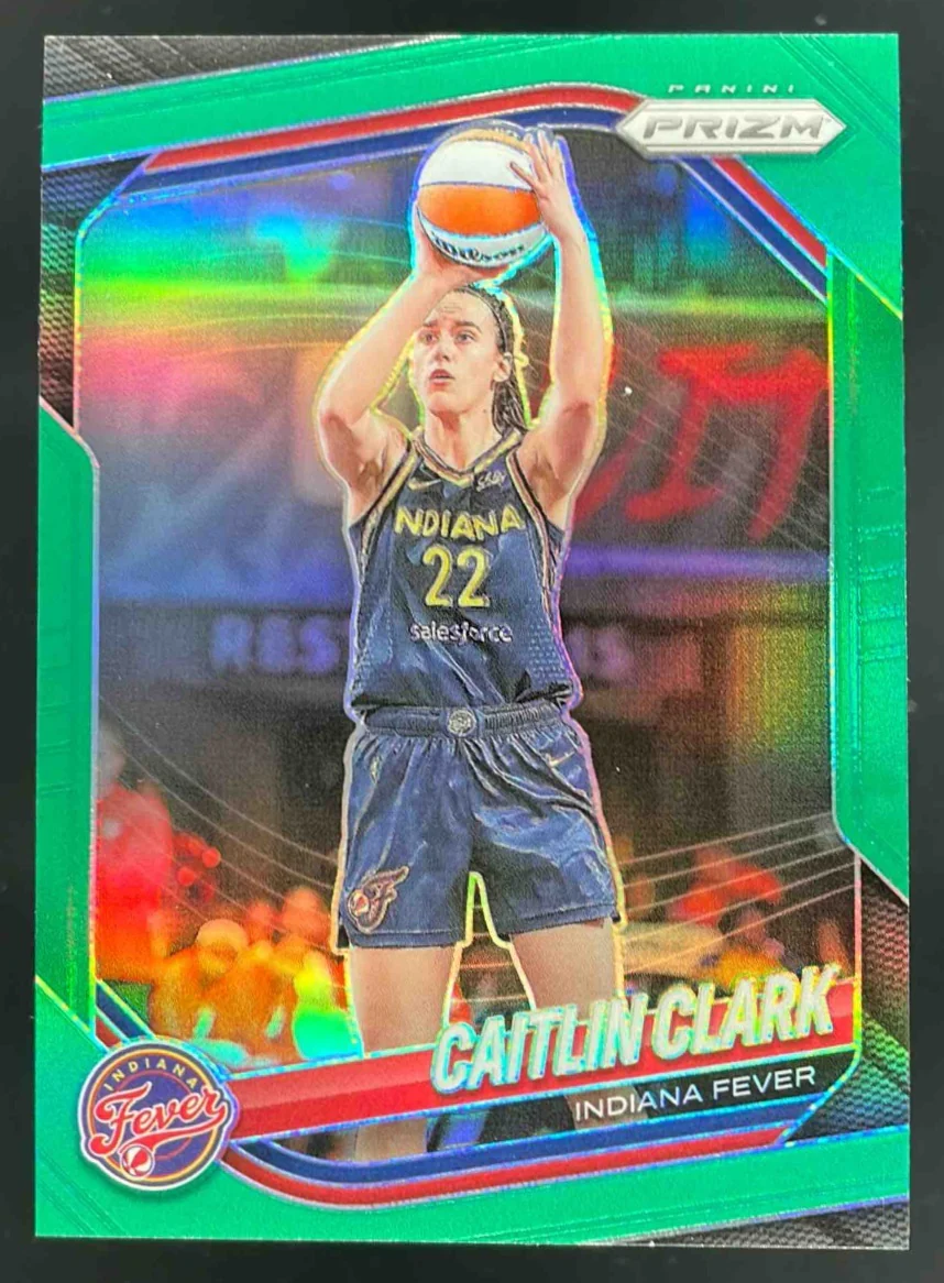 2025 Panini WNBA Prizm Green Prizm #22 Caitlin Clark