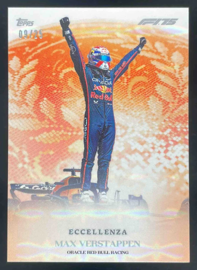 2025 Topps Eccellenza Orange Max Verstappen /25