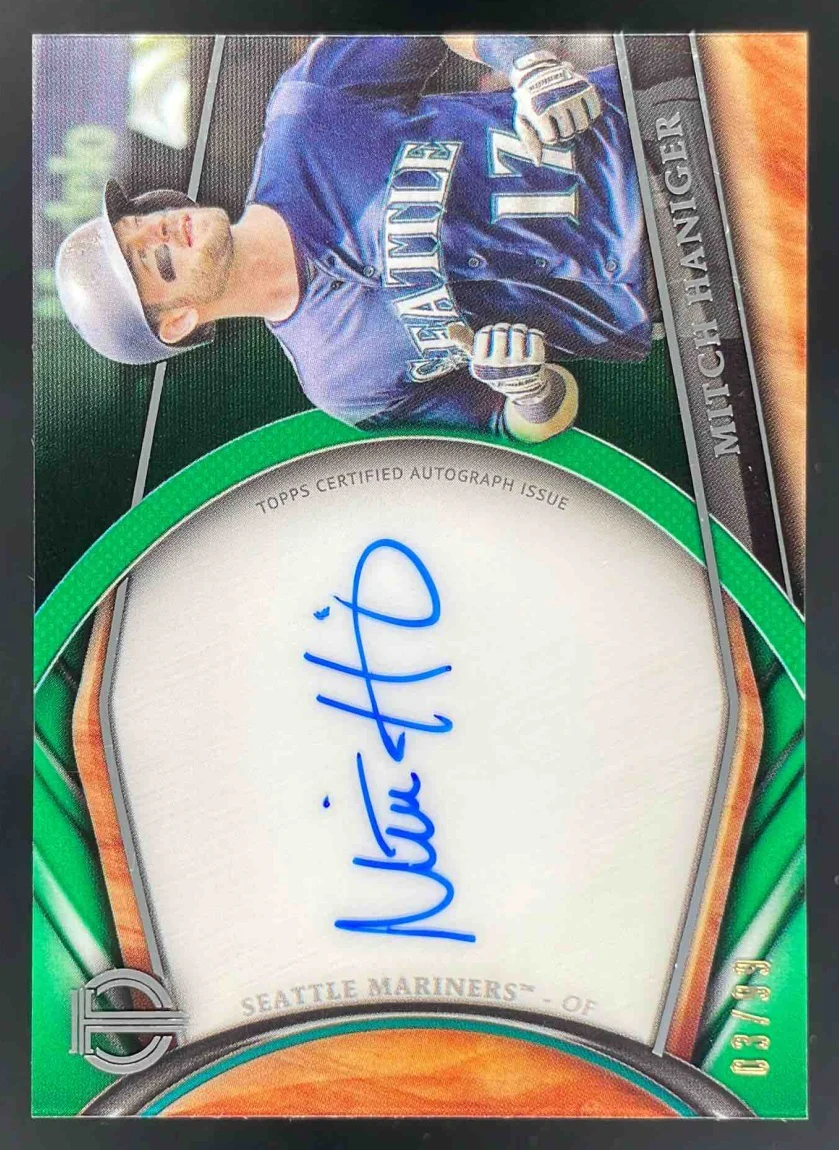 2018 Topps Tribute Autographs Green #TA-MH Mitch Haniger Auto /99