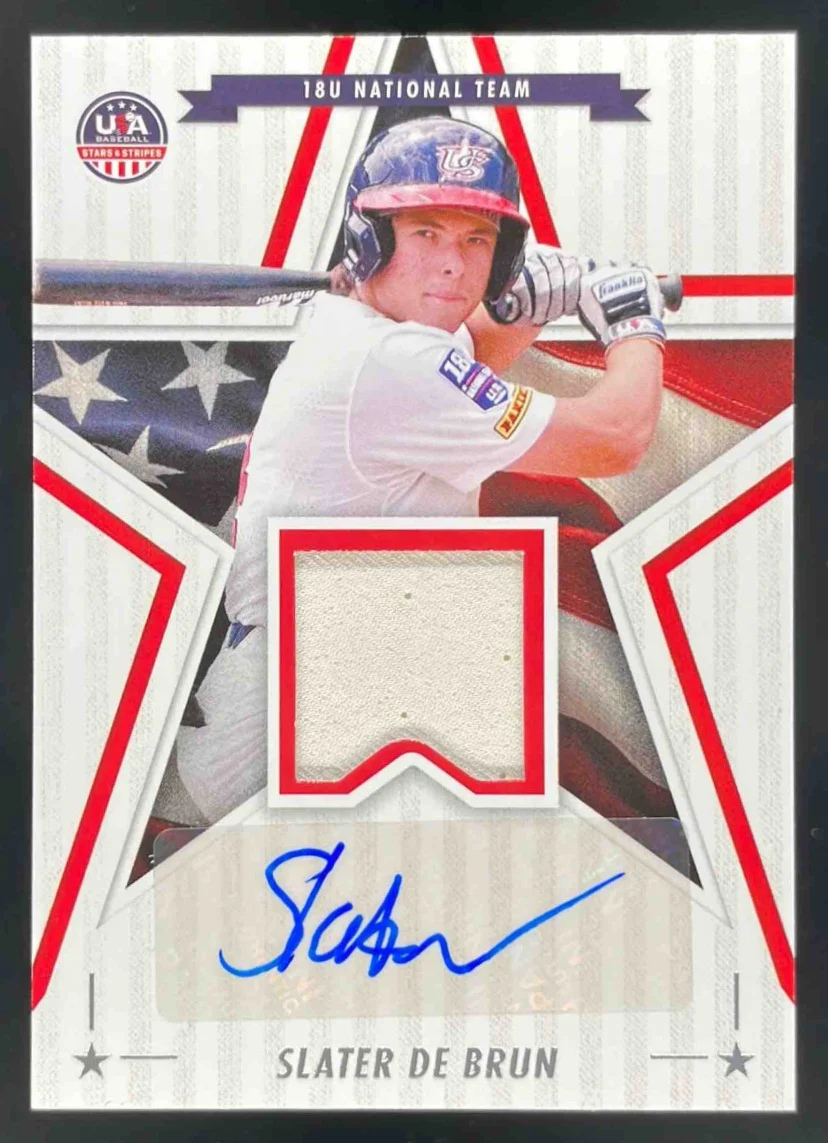 2025 USA Stars & Stripes Stars and Stripes Materials #65 Slater De Brun Auto