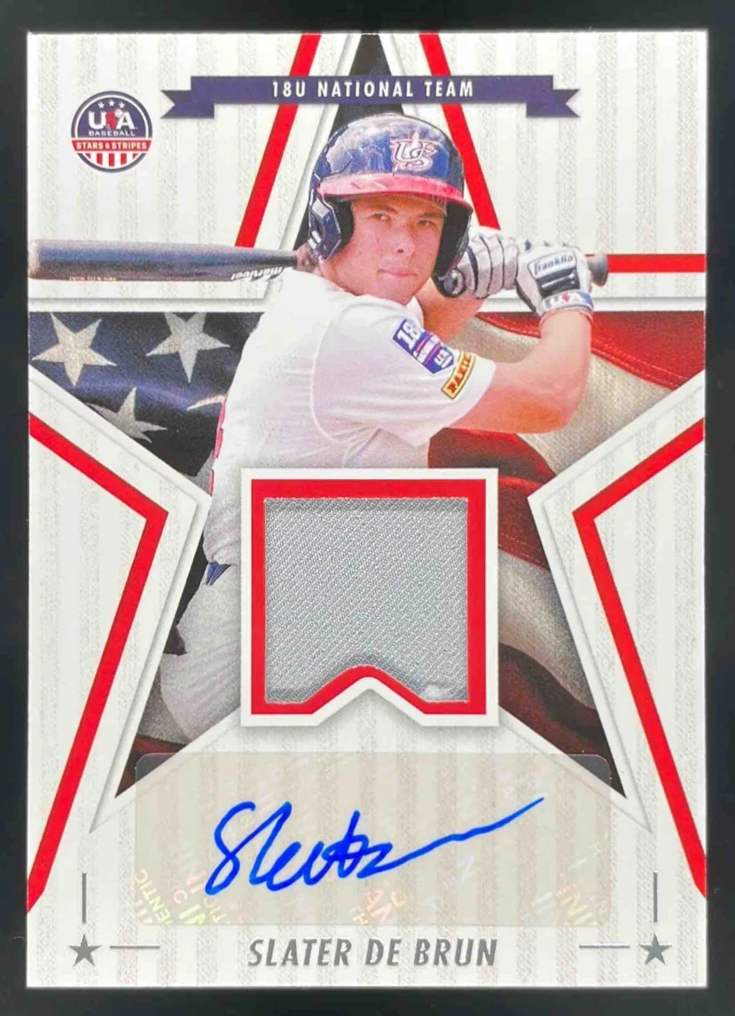 2025 USA Stars & Stripes Stars and Stripes Materials #65 Slater De Brun Auto