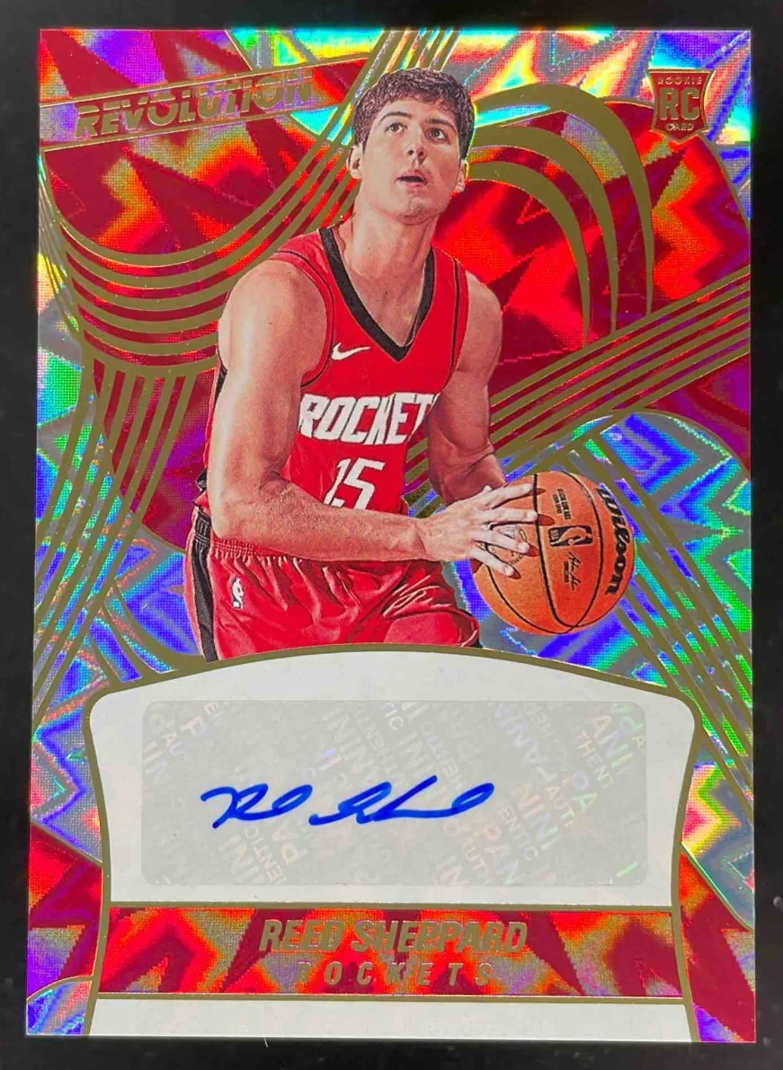 2024-25 Revolution Rookie Impact #RA-SHP Reed Sheppard RC Auto /100