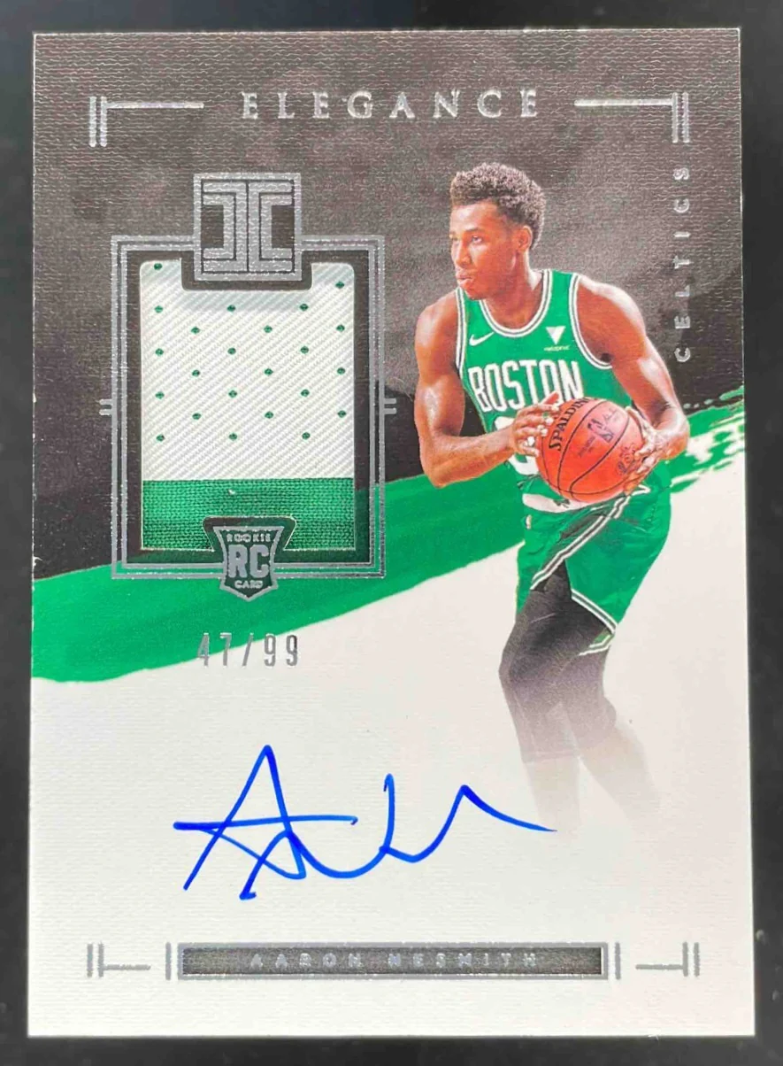 2020-21 Panini Impeccable #127 Aaron Nesmith RC Auto /99