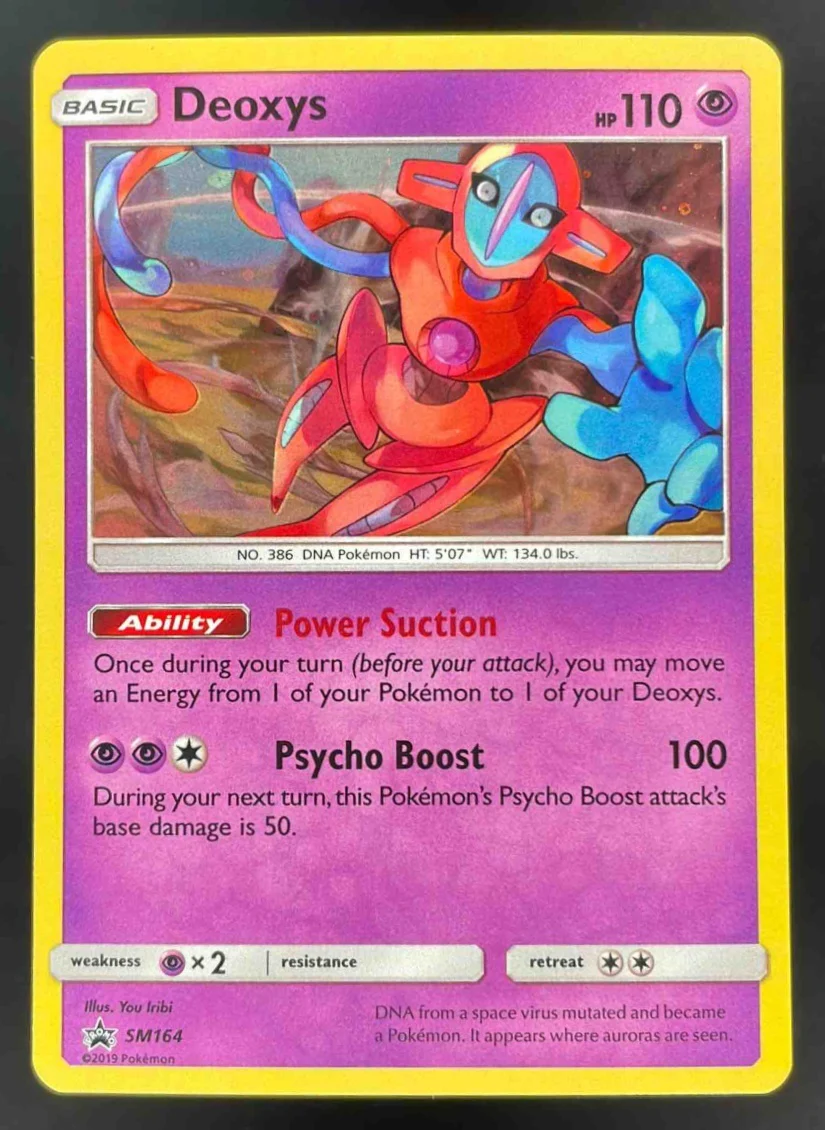 2019 Pokemon SM Black Star Promos #SM164 Deoxys