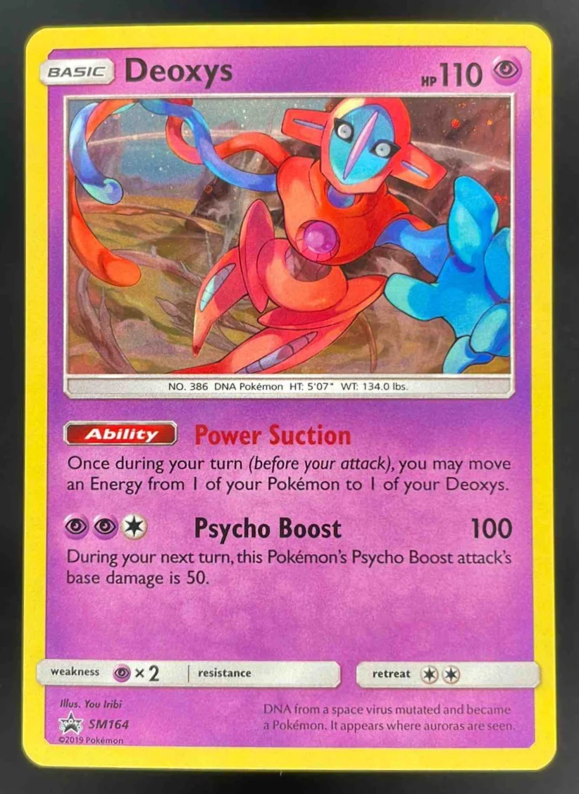 2019 Pokemon SM Black Star Promos #SM164 Deoxys