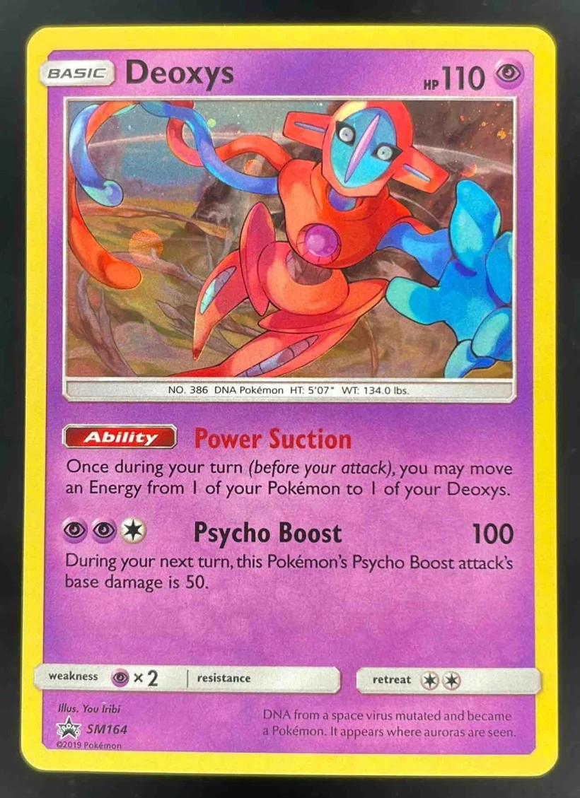 2019 Pokemon SM Black Star Promos #SM164 Deoxys