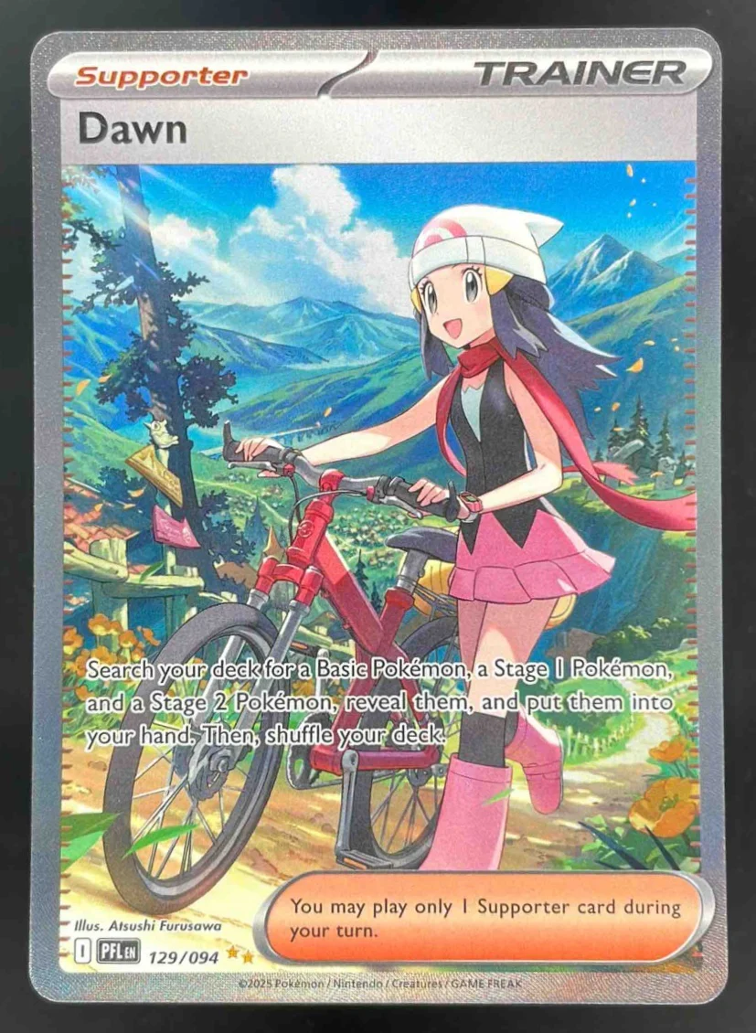 2025 Pokemon Phantasmal Flames #129/094 Dawn Special Illustration Rare