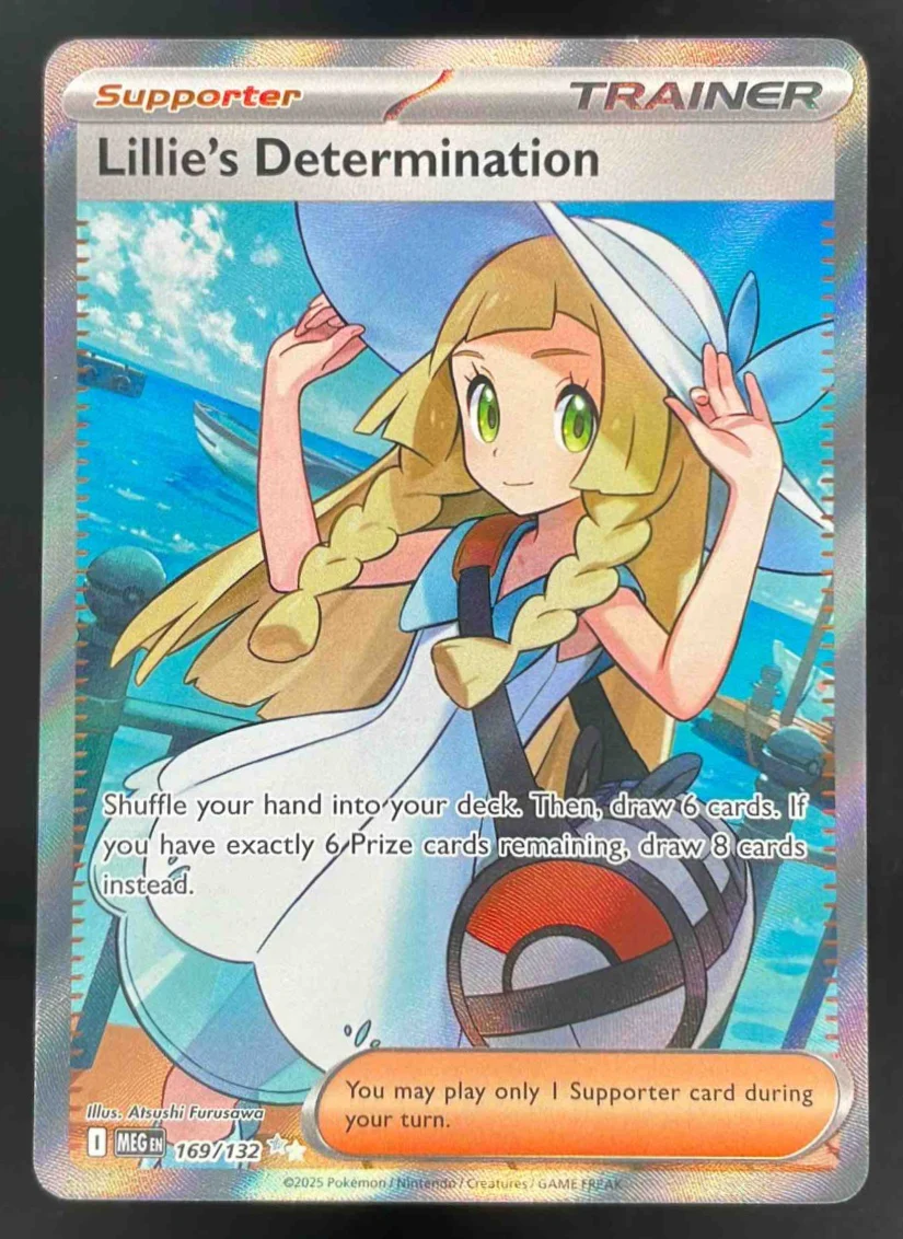 2025 Pokemon Mega Evolution #169/132 Lillie's Determination Ultra Rare