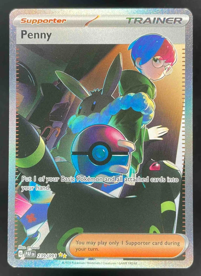 2024 Pokemon Paldean Fates #239/091 Penny