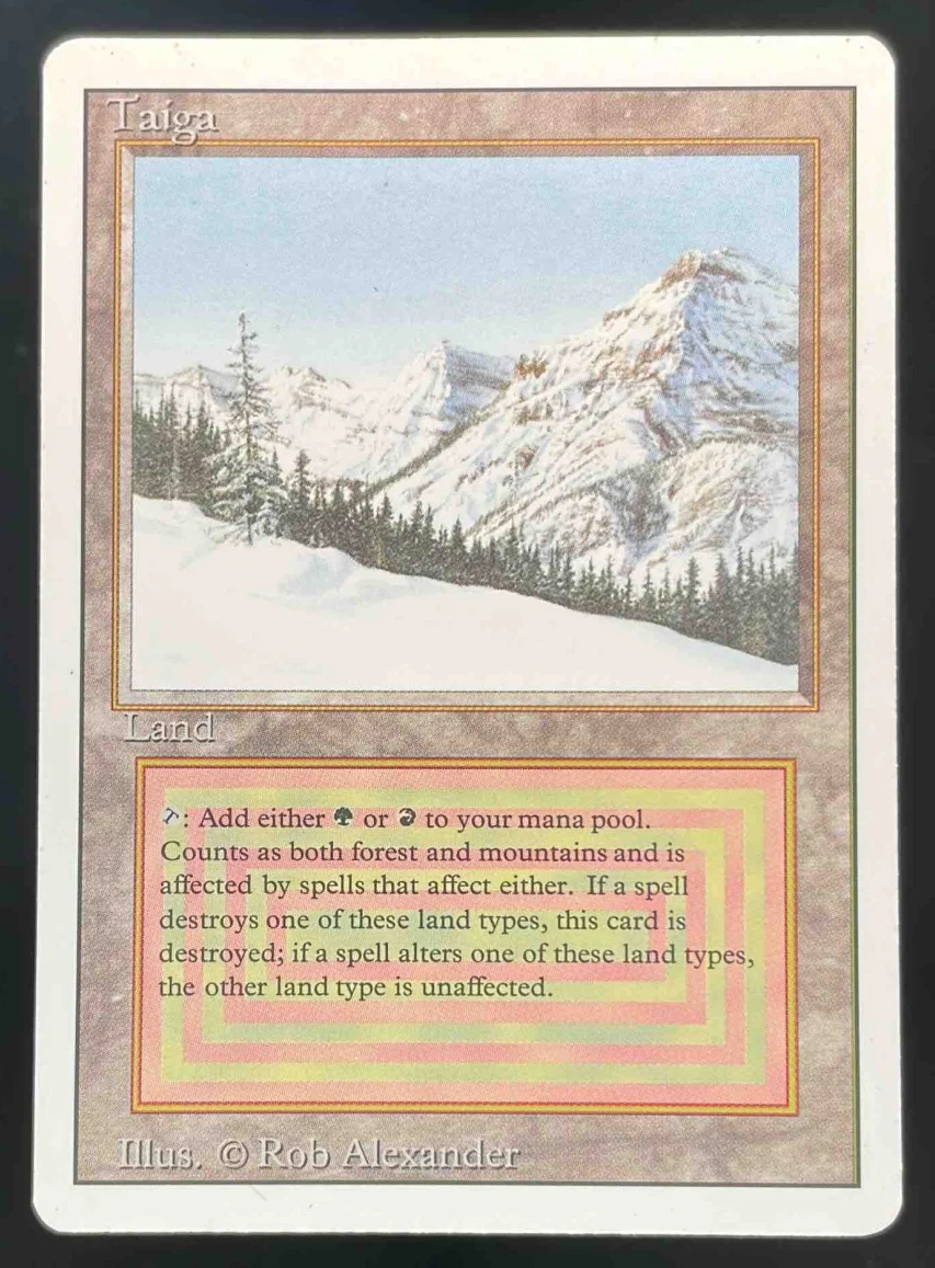 1993 Magic: The Gathering Unlimited #NNO Taiga