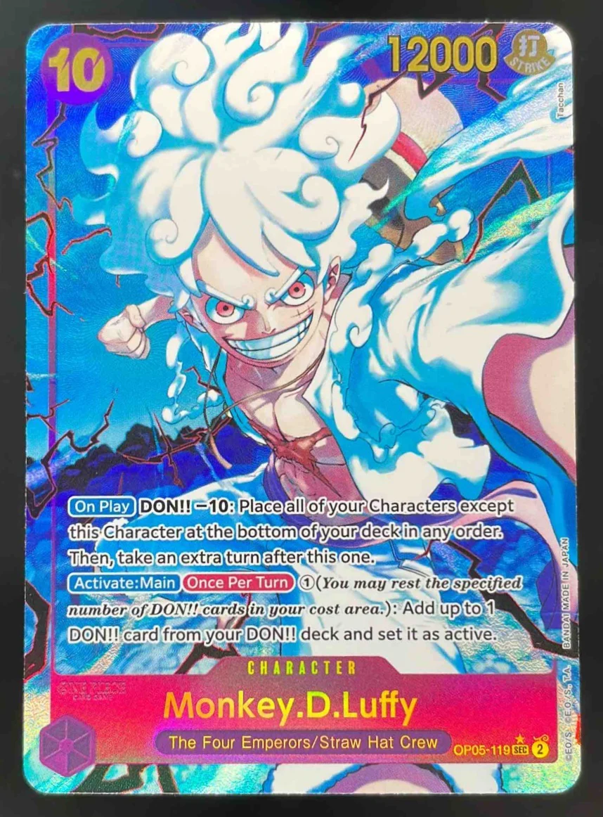 Monkey.D.Luffy OP05-119 Alternate Art Premium Booster The Best PRB-01 One Piece