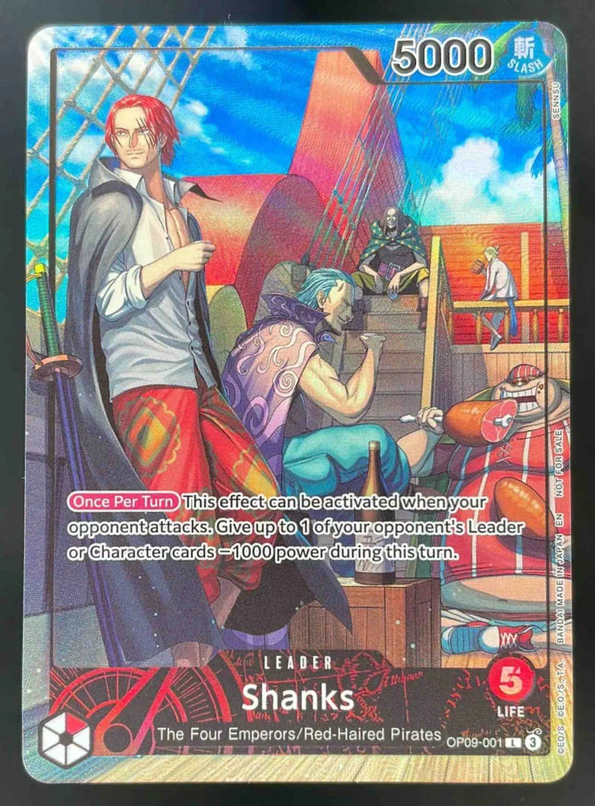 Shanks 2025 PSA Magazine Promo - One Piece Promotion Cards OP-PR