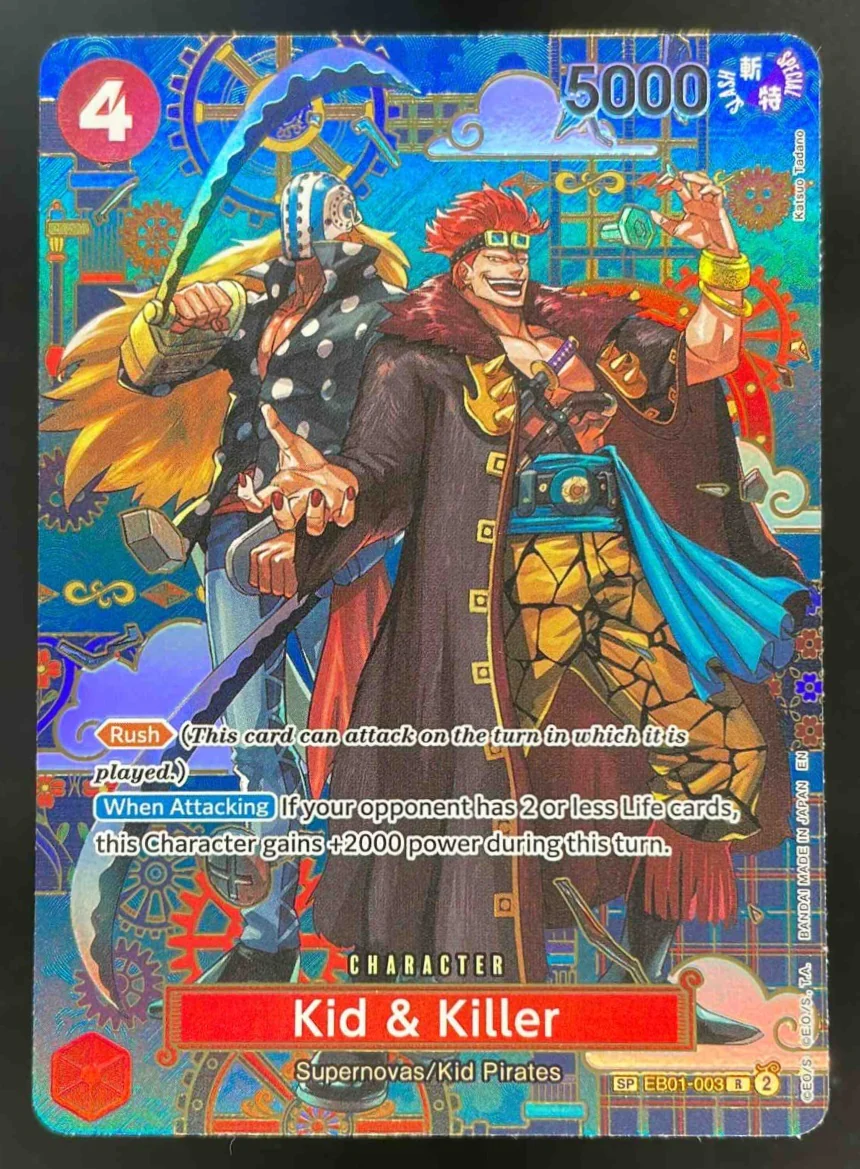 Kid & Killer - EB01-003 SP - The Azure Sea's Seven OP14 One Piece