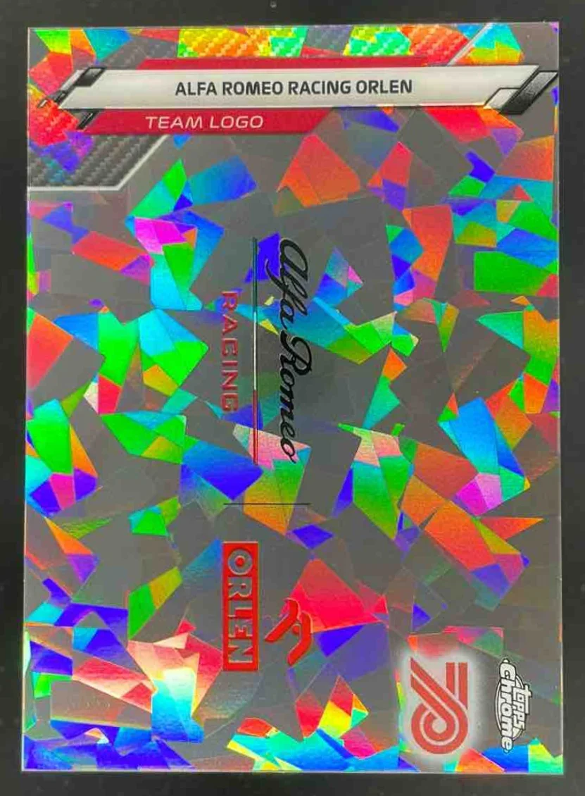 2020 Topps Chrome Sapphire Formula 1 70th Anniversary #119 Alfa Romeo Orlen /70