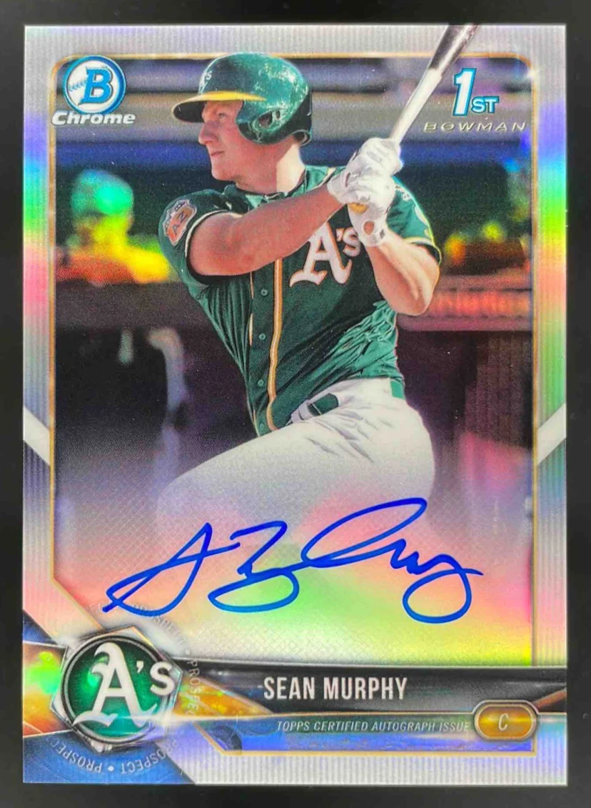 2018 Bowman Chrome Prospect Autographs Refractor #CPA-SMU Sean Murphy Auto /499