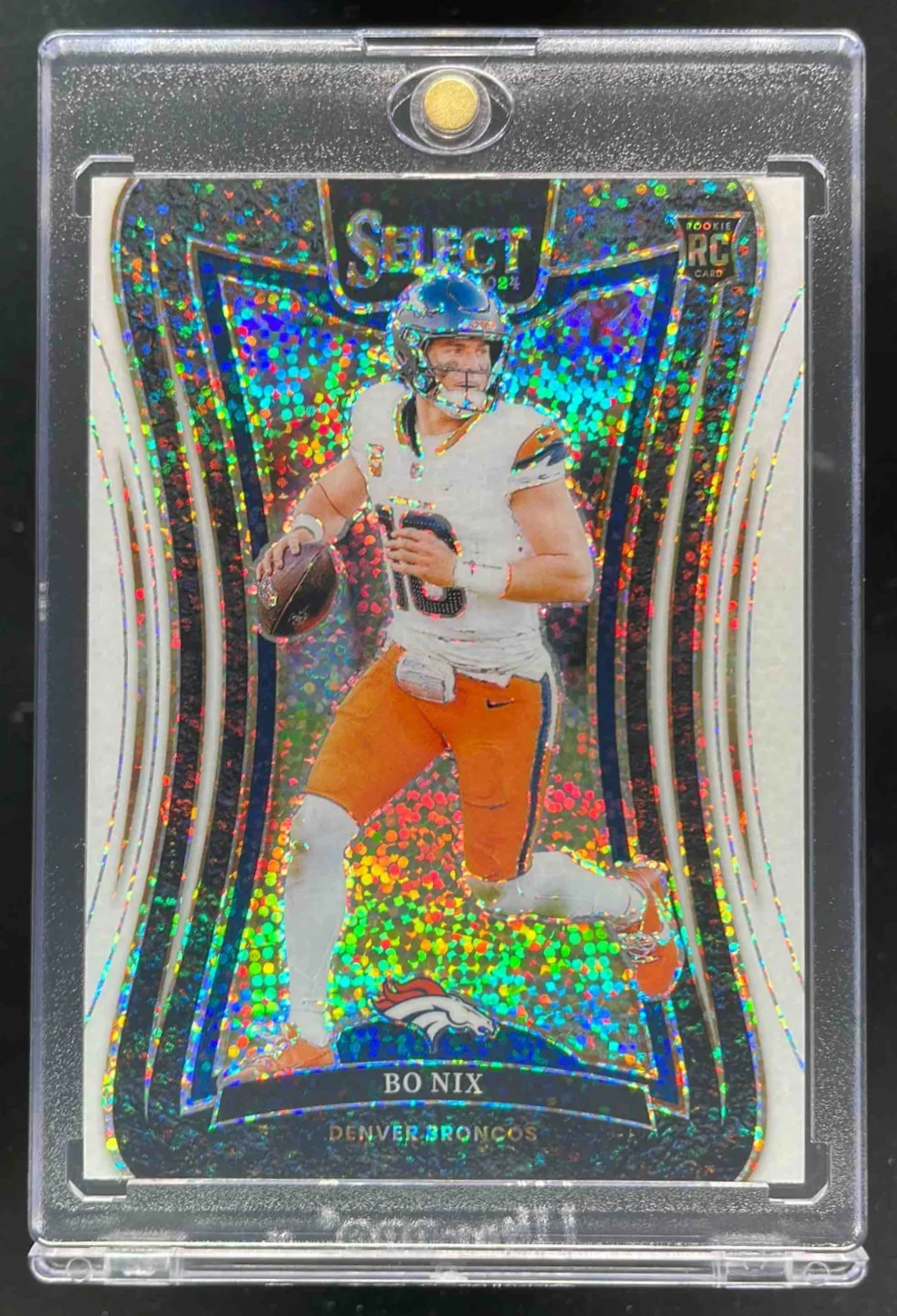 2024 Panini Select Suite White Sparkle #382 Bo Nix RC