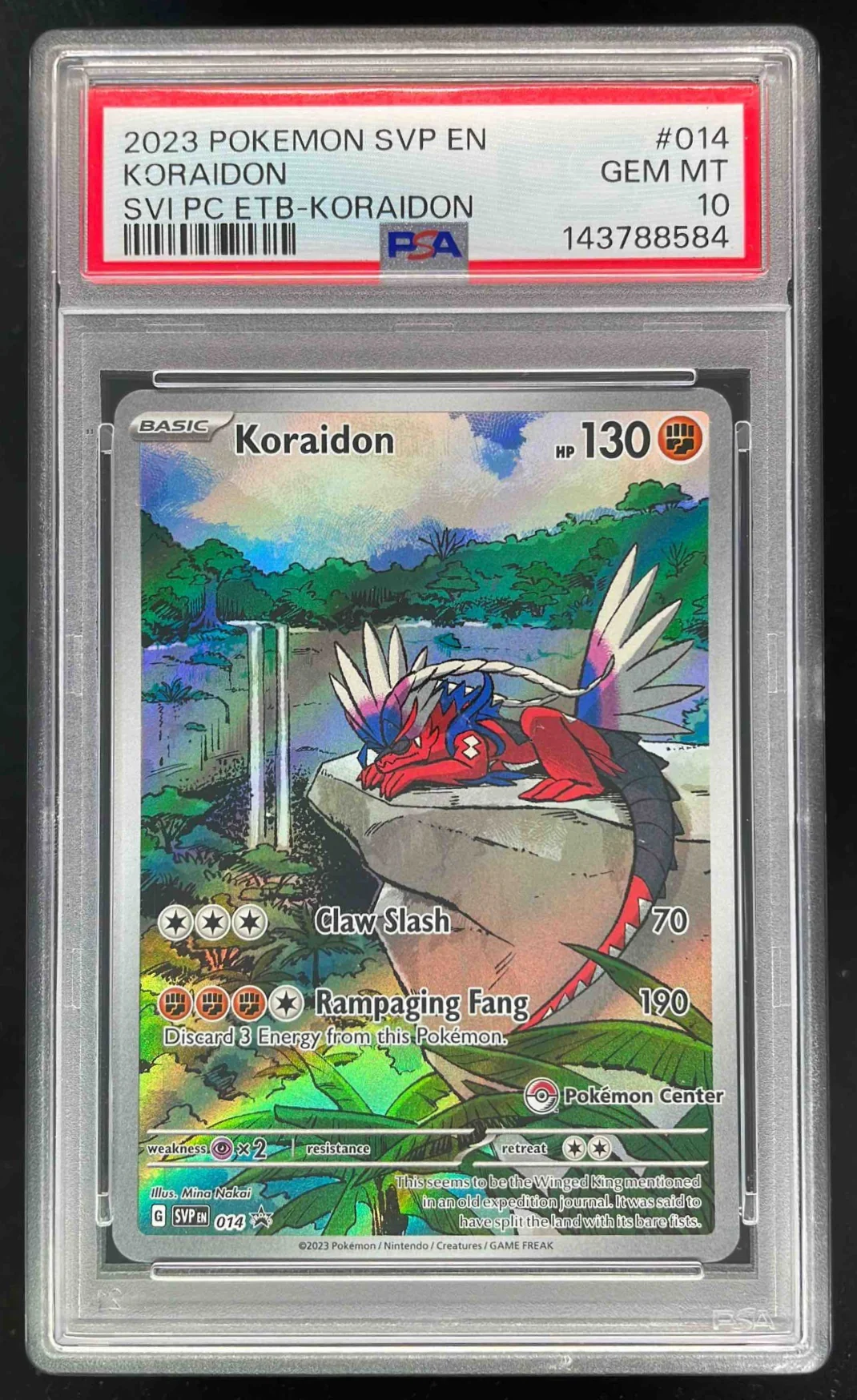 2023 Pokemon SV Black Star Promos Promos #014 Koraidon PSA 10