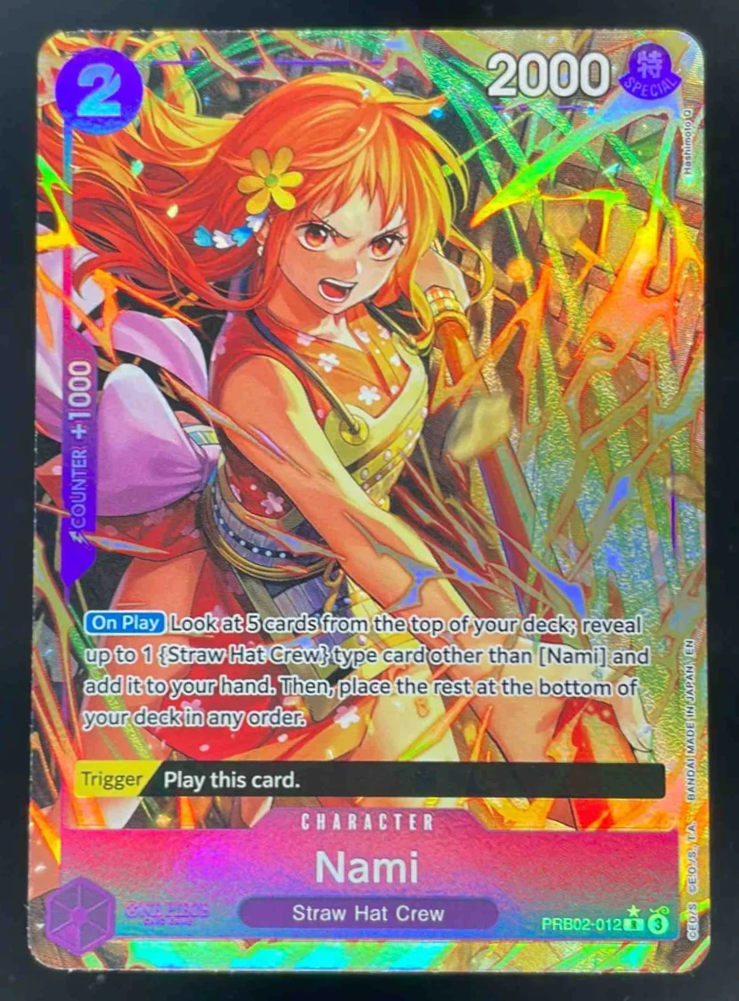 2025 One Piece The Best Vol. 2 Promo #PRB02-012 Nami
