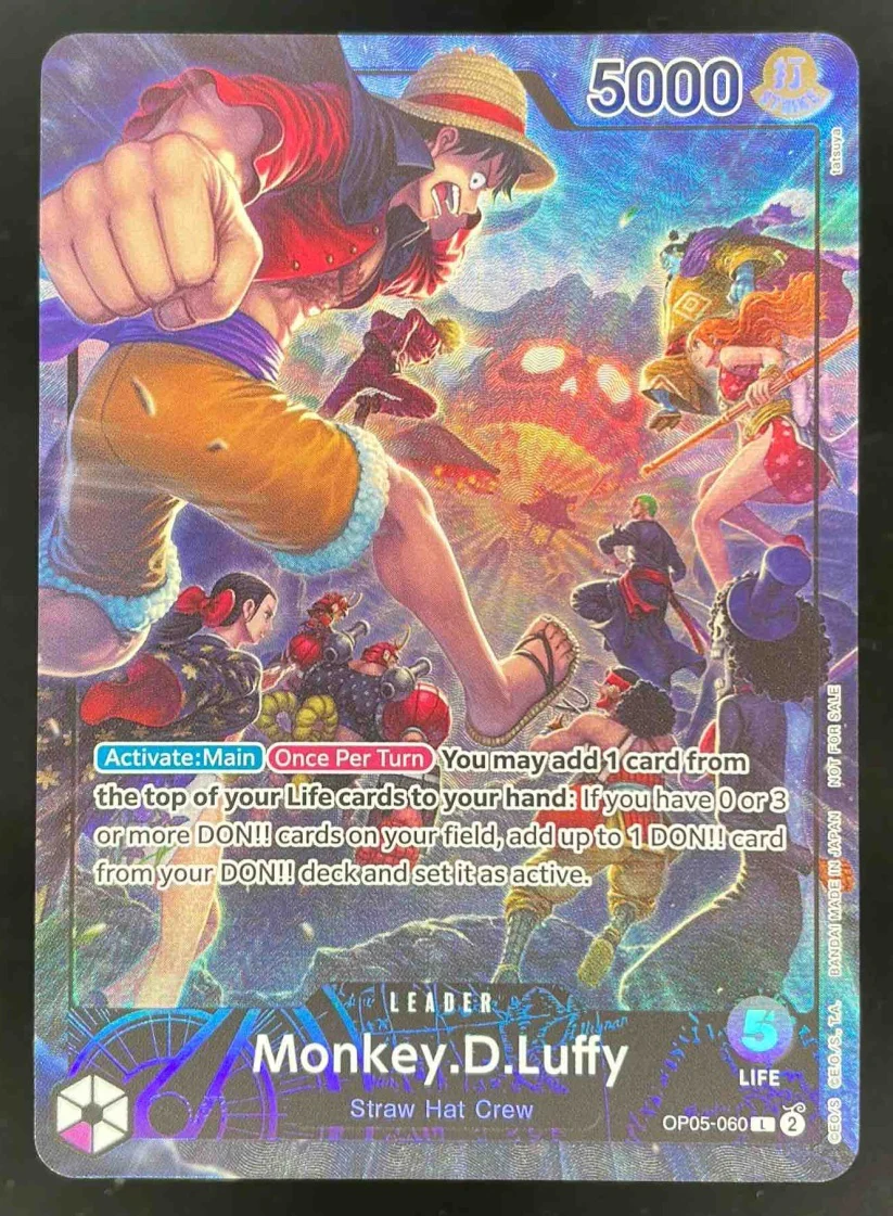 2023 One Piece Awakening of the New Era Leader #OP05-060 Monkey.D.Luffy