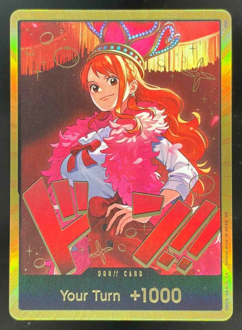 DON!! Card Nami Gold - Extra Booster: One Piece Heroines Edition EB-03