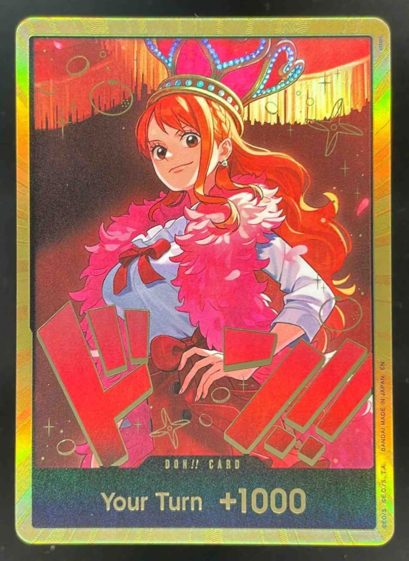 DON!! Card Nami Gold - Extra Booster: One Piece Heroines Edition EB-03