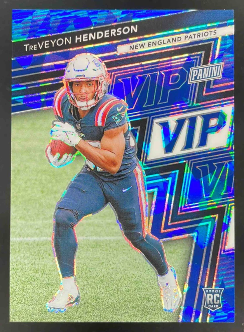 2025 NSCC VIP Gold Packs Gold VIP Blue Sparkle #RC11 TreVeyon Henderson /75