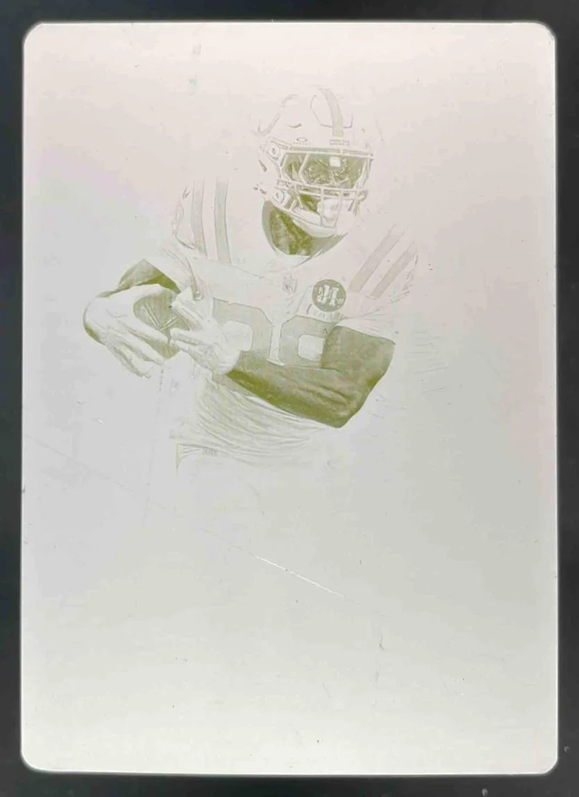 2025 Panini National Treasures Printing Plates Yellow #43 Jonathan Taylor 1/1