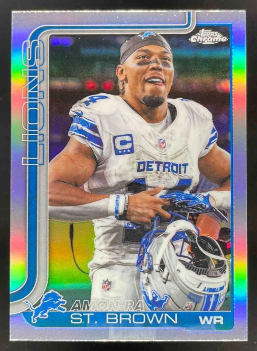 2025 Topps Chrome Image Variation #98 Amon-Ra St. Brown SP