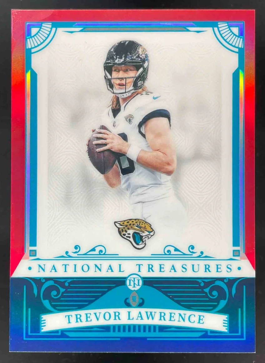 2025 Panini National Treasures Premium Stars & Stripes #36 Trevor Lawrence /13