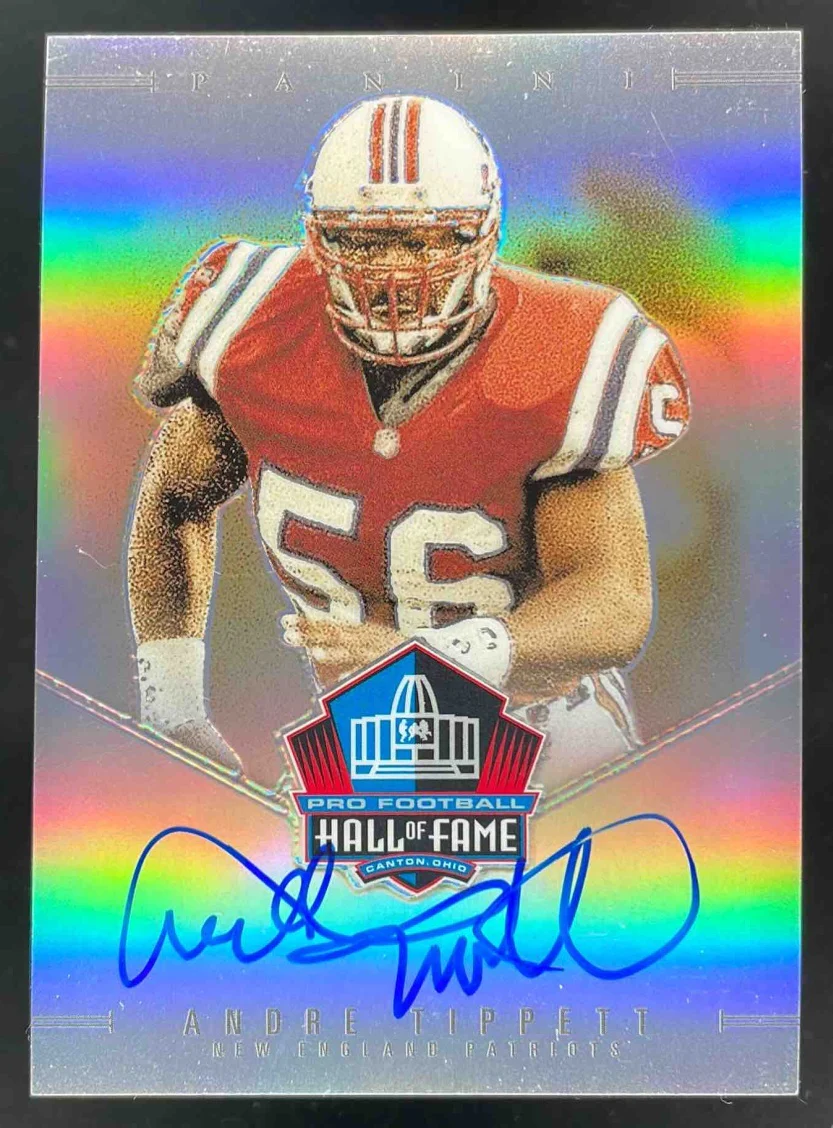 2024 Panini Hall of Fame Autograph #HOF-ATI Andre Tippett Auto /50