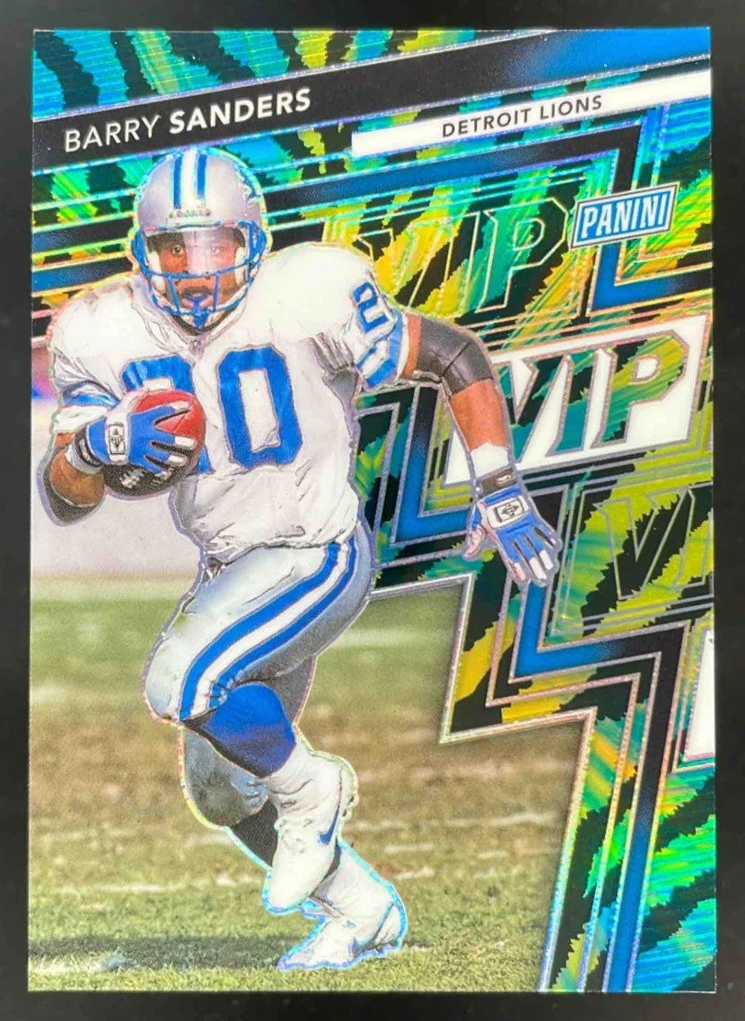 2025 Panini NSCC VIP Gold Packs Gold VIP Tiger Stripes #34 Barry Sanders