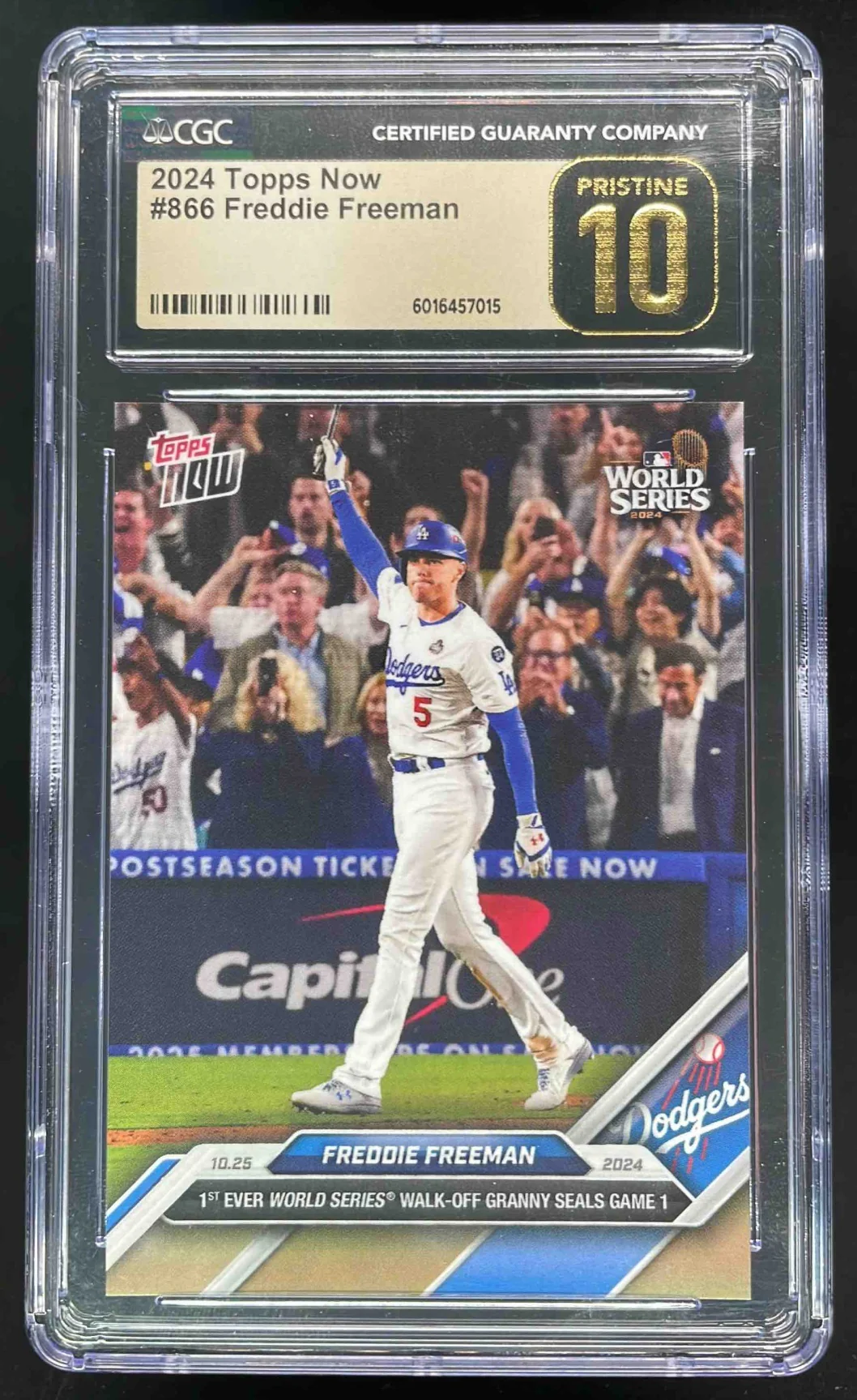 2024 Topps Now #866 Freddie Freeman CGC 10