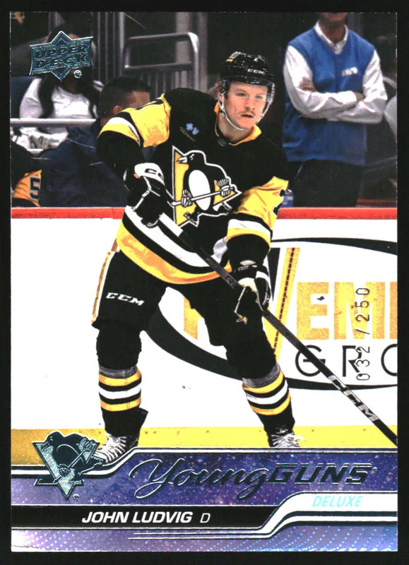 2023-24 Upper Deck Deluxe #490 John Ludvig Young Guns RC Rookie /250