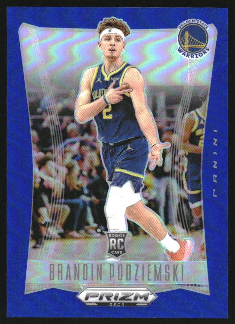 2023-24 Panini Prizm Deca Prizms Blue #197 Brandin Podziemski /149