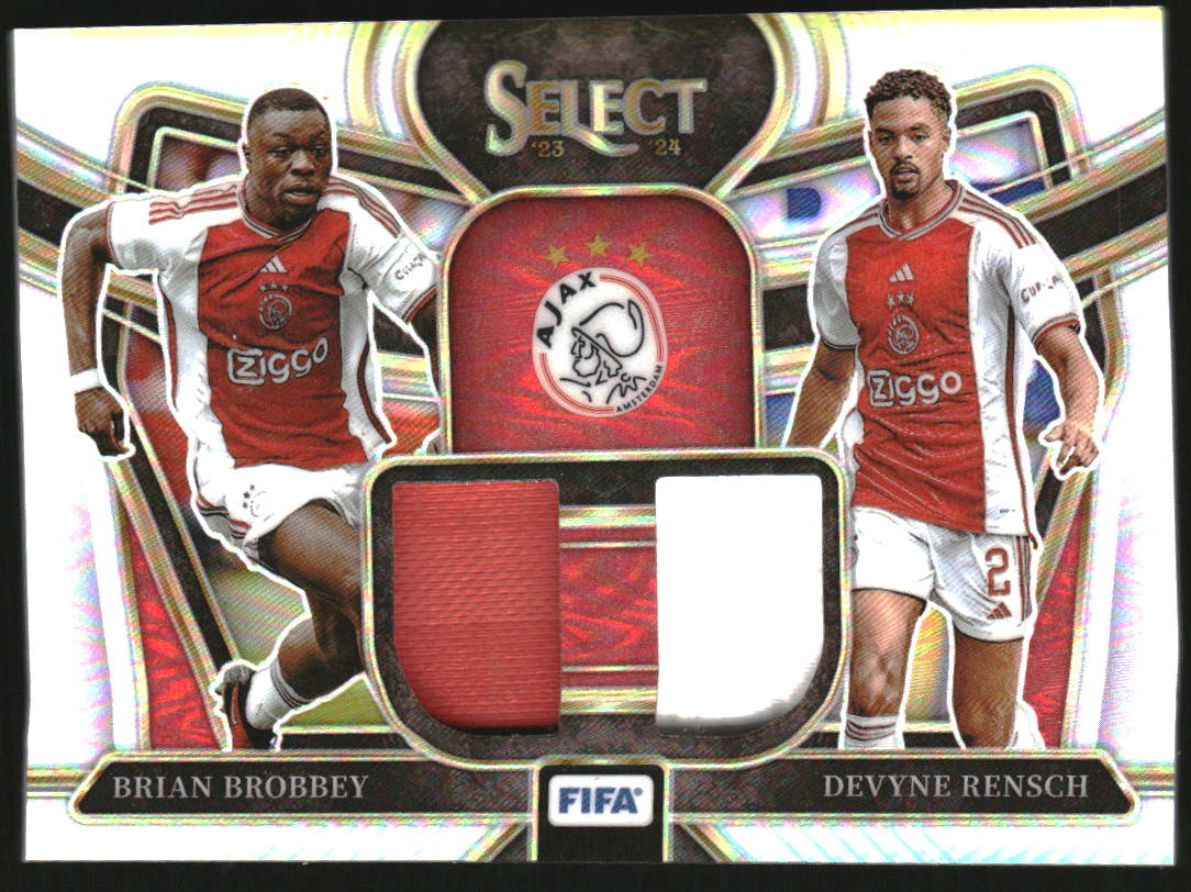 2023-24 Select FIFA Dual Swatches Brian Brobbey Devyne Rensch