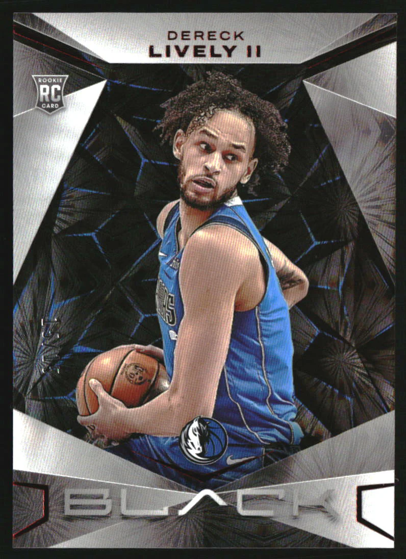 2023-24 Panini Black Ruby FOTL #62 Dereck Lively II RC Rookie /15