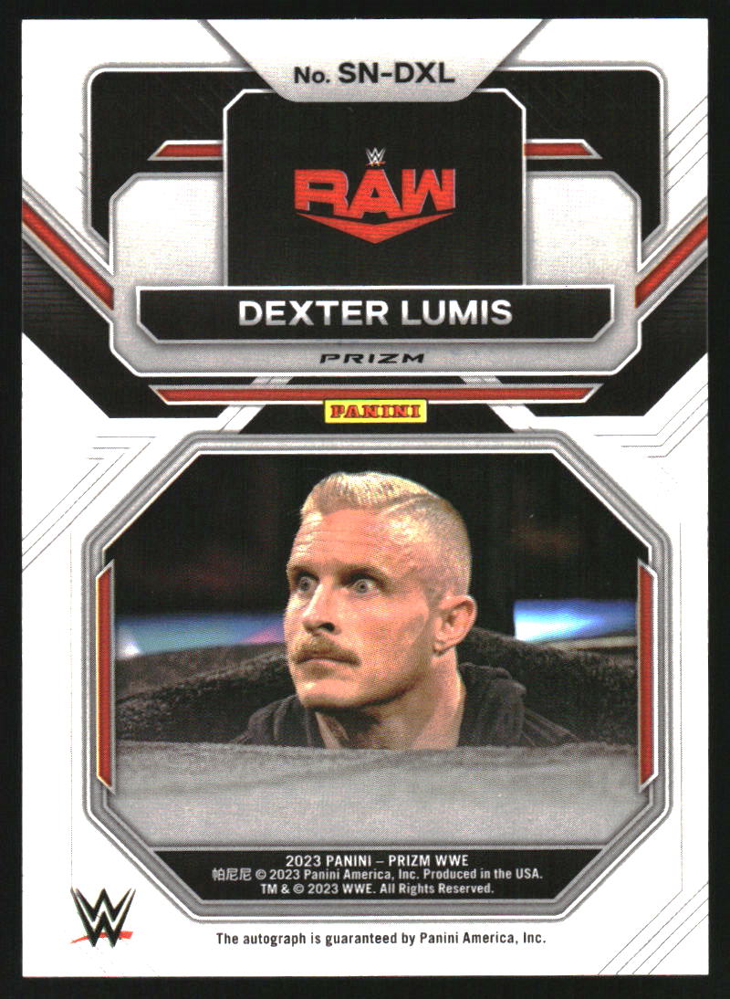 2023 Panini Prizm WWE Sensational Signatures Prizms Under Card Dexter Lumis Auto - Image 2