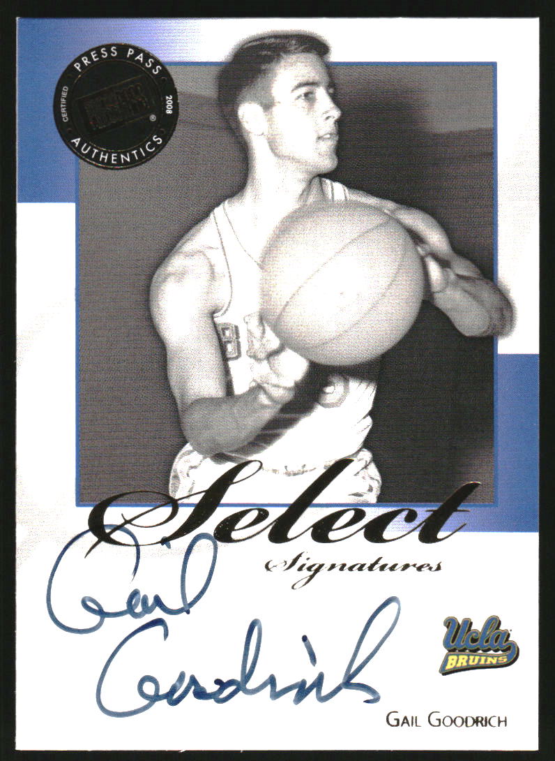 2008-09 Press Pass Legends Select Signatures #GG Gail Goodrich Autograph Auto