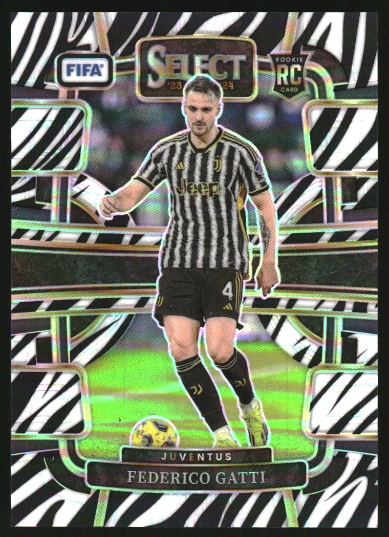 2023-24 Select FIFA Zebra #41 Federico Gatti RC Rookie /25