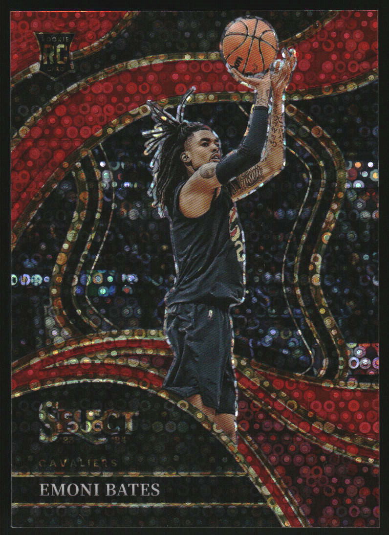 2023-24 Select Prizms Red Disco #294 Emoni Bates RC Rookie /49