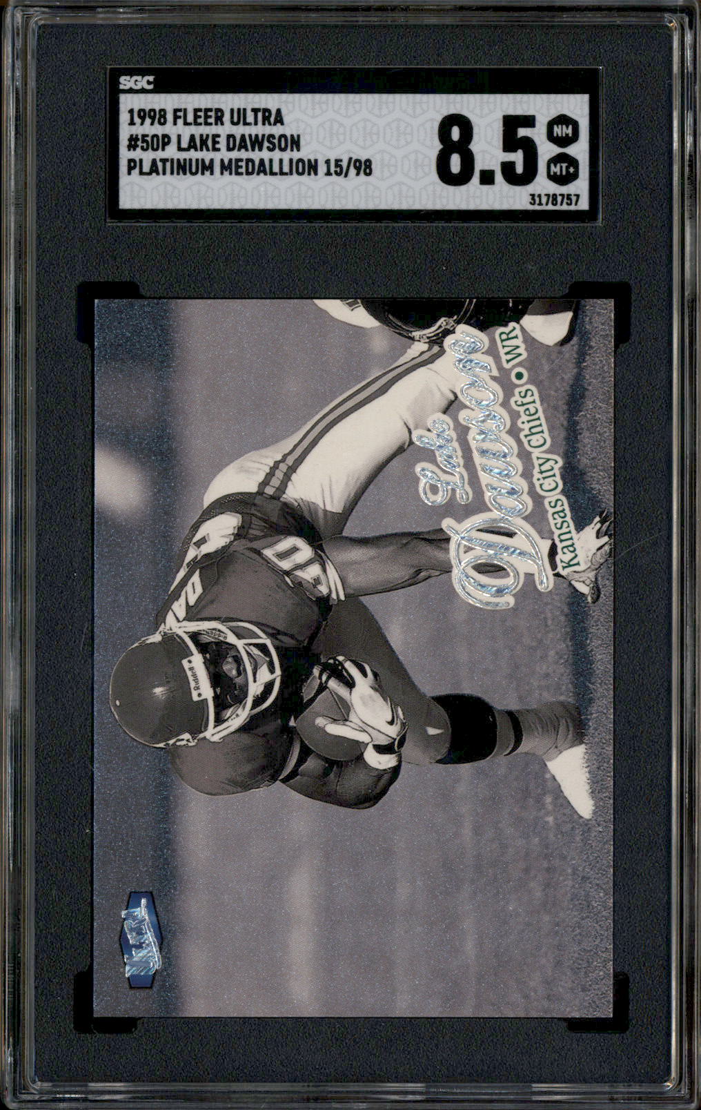 1998 Fleer Ultra Platinum Medallion #50P Lake Dawson /98 SGC 8.5