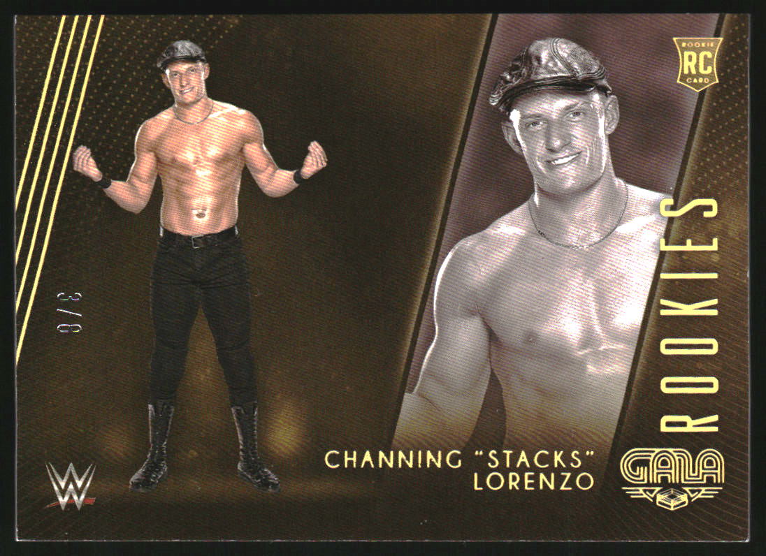 2023 Panini Chronicles WWE Gala Rookies #8 Channing "Stacks" Lorenzo RC /8