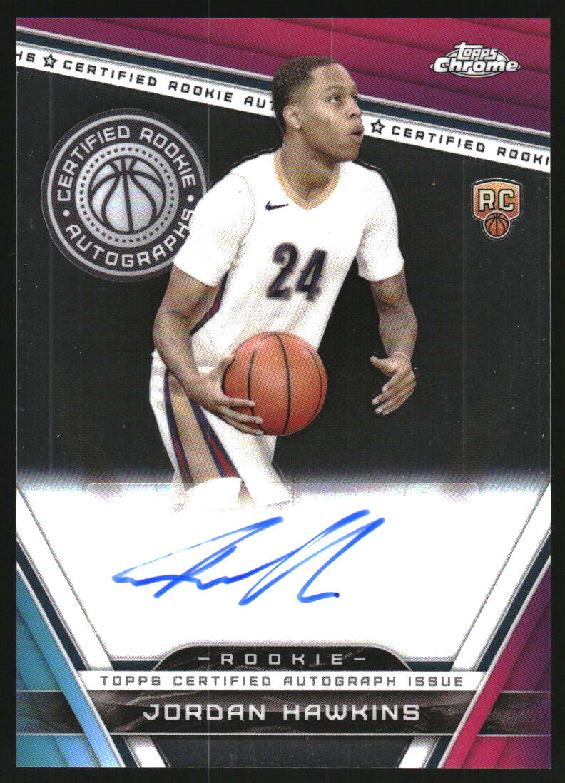 2023-24 Topps Chrome Rookie Autographs #CRAJOH Jordan Hawkins RC Auto