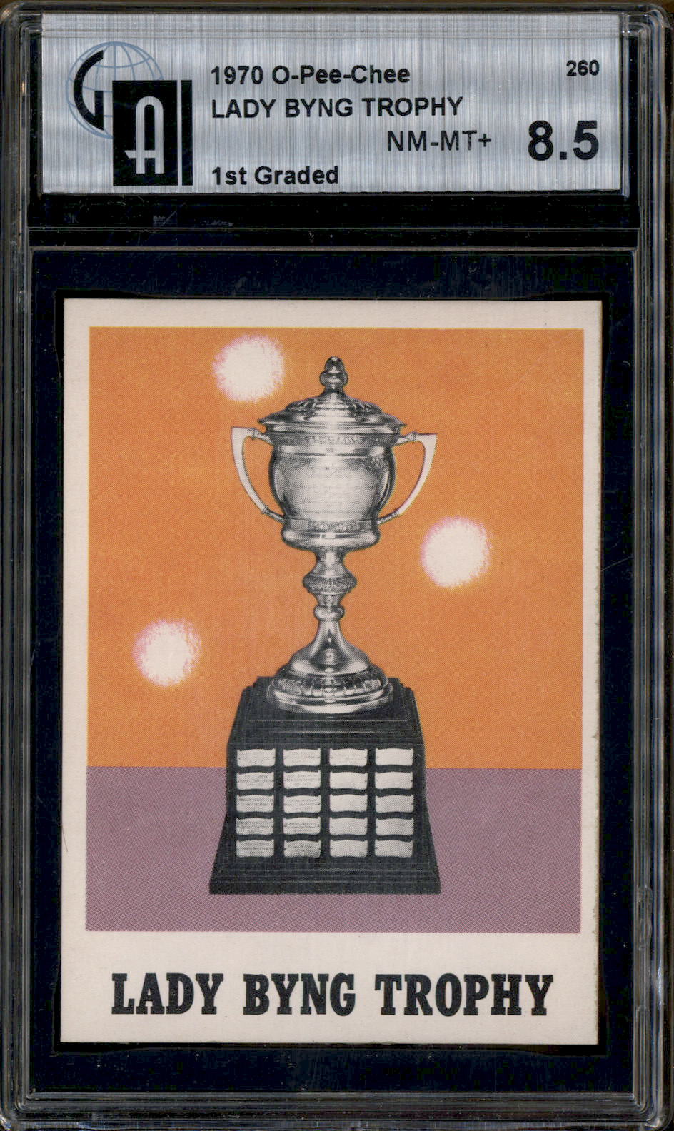 1970 O-Pee-Chee #260 Lady Byng Trophy GAI 8.5