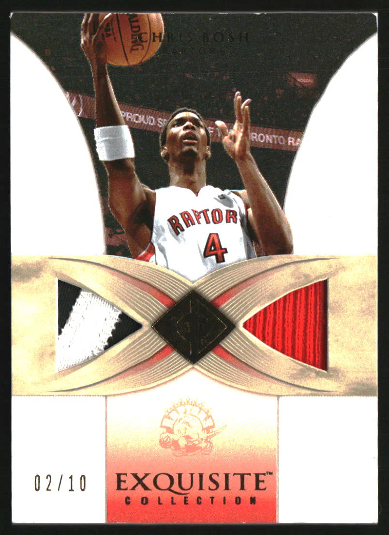 2006-07 Exquisite Collection Jerseys #40J Chris Bosh /10