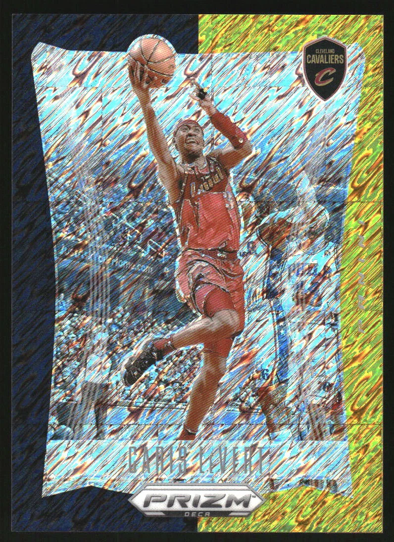 2023-24 Panini Prizm Deca Prizms Black Gold Shimmer FOTL #105 Caris LeVert /8