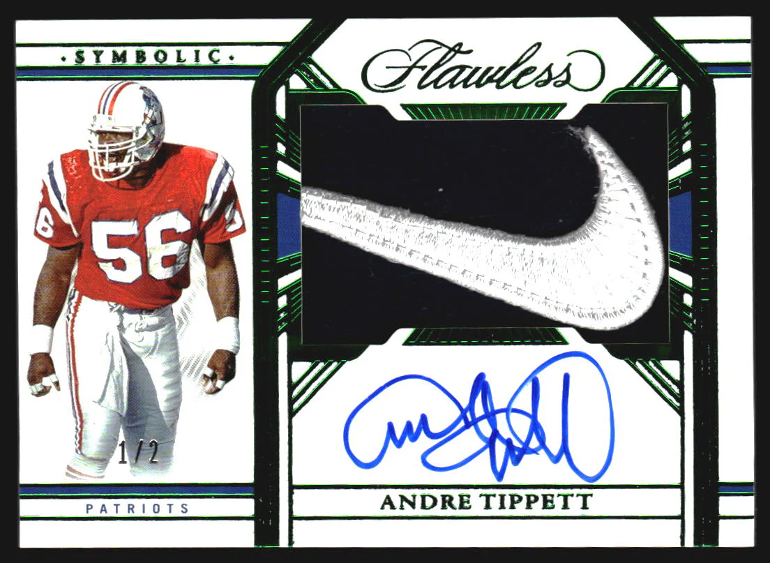 2023 Panini Flawless Symbolic Signatures Andre Tippett Auto /2