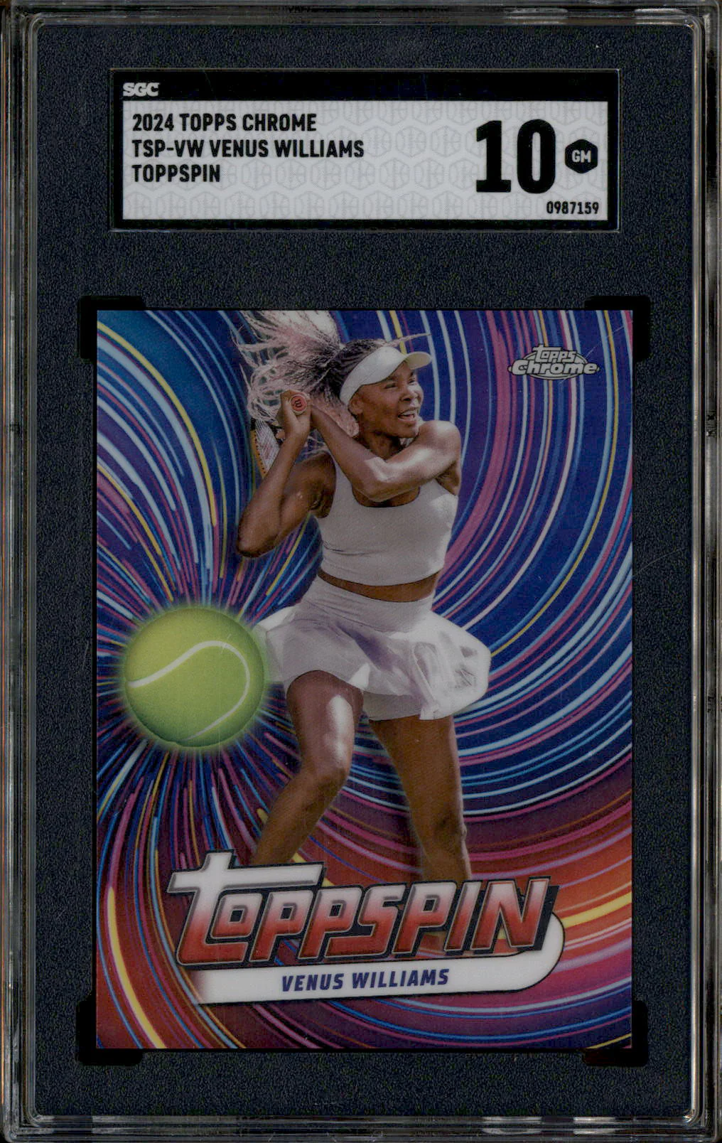 2024 Topps Chrome Toppspin #TSPVW Venus Williams SGC 10